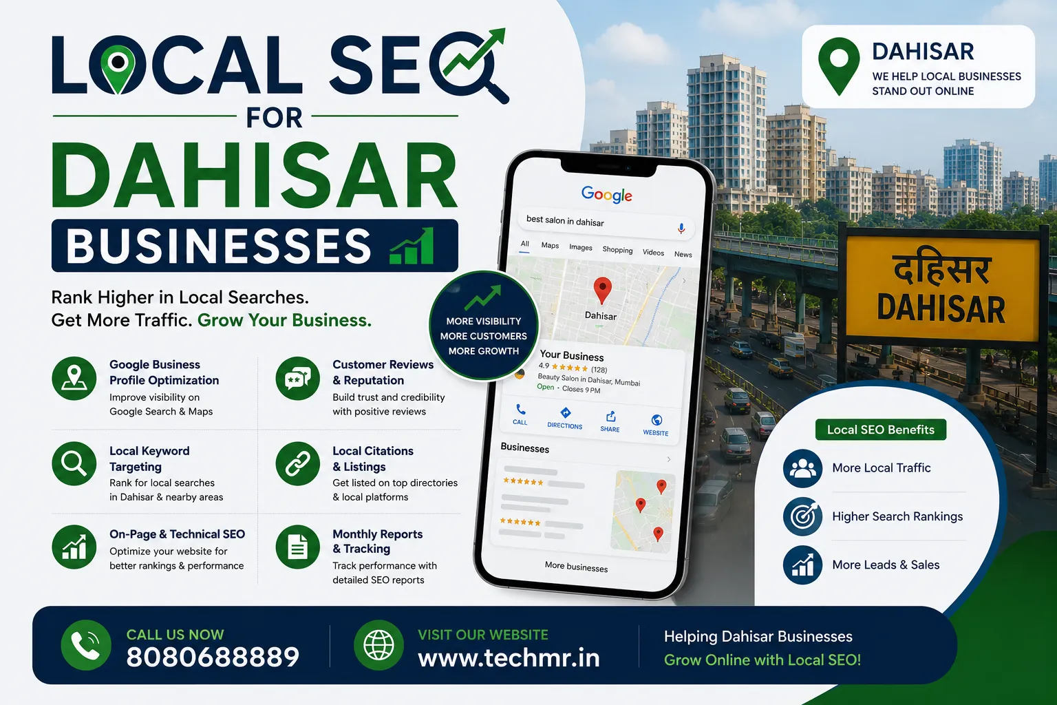 TechMR SEO Process – Audit, Strategy, Implementation and Reporting for Dahisar Businesses